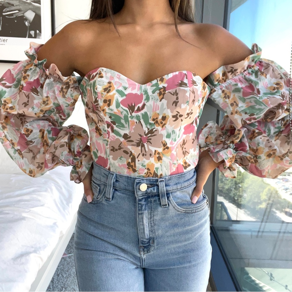 COPY - Floral bodysuit
